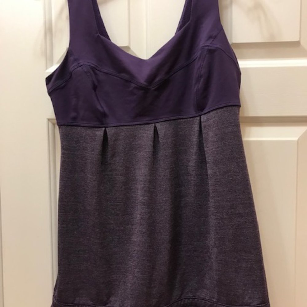 Lululemon purple ta ta topper tank